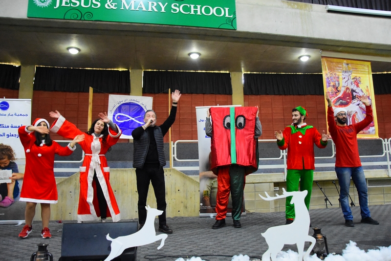 Saint Vincent de paul celebrating Christmas at Jesus & Mary school